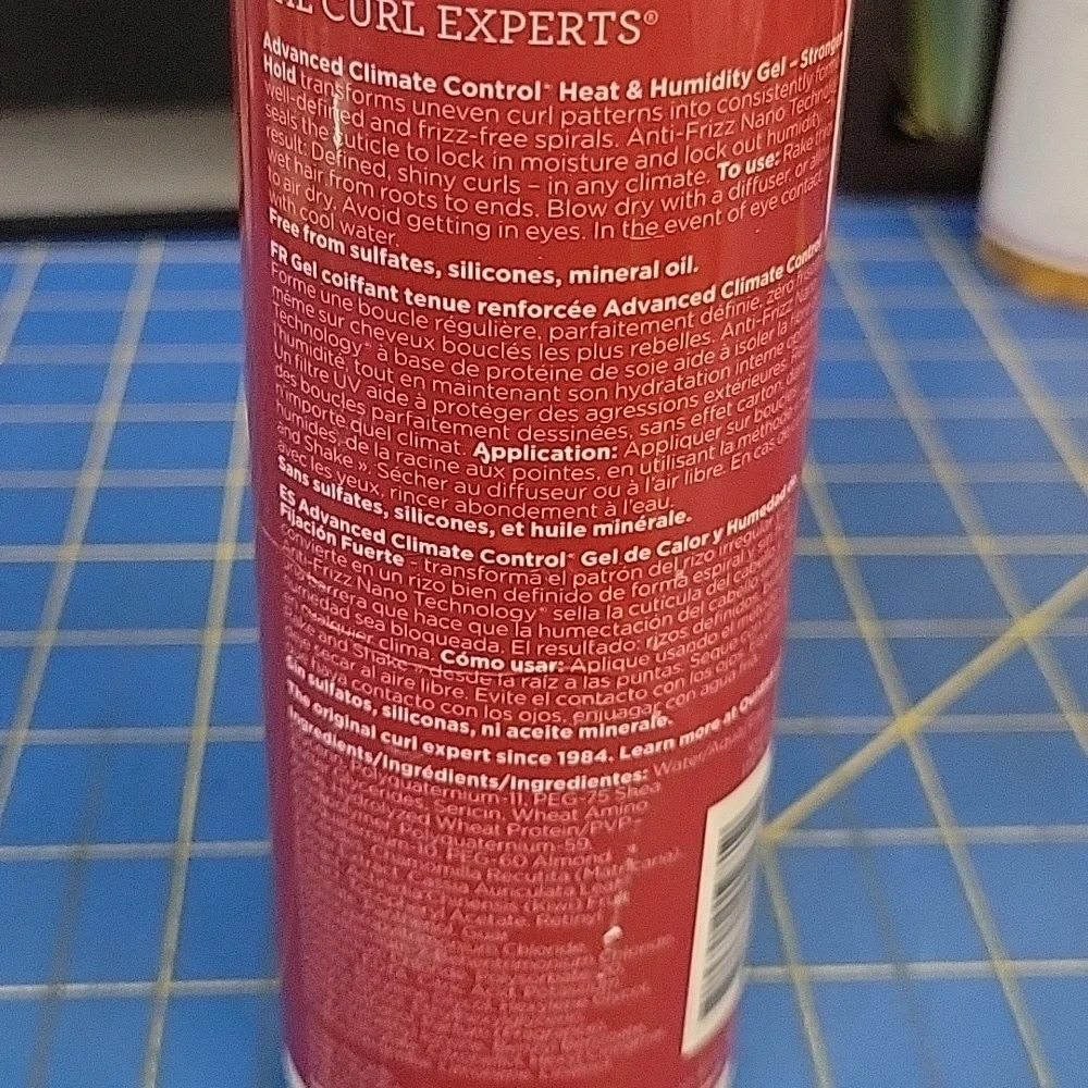 Ouidad The Curl Expert Advanced Climate Control Heat & Humidity Gel 250ml New